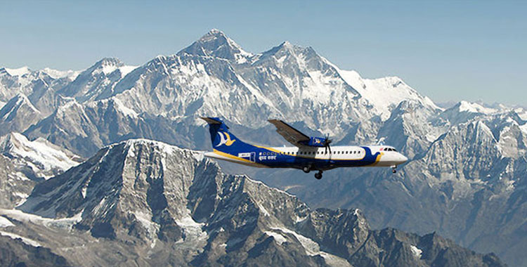 Mountain Flight in Nepal
