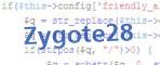 verification code