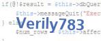 verification code