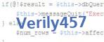 verification code